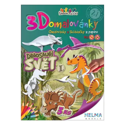 3D omalovánky Dinosauří svět II.