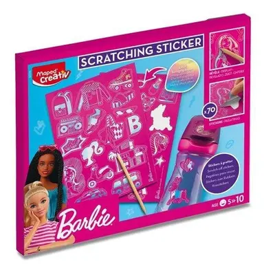 Maped Kreativní sada Scratching Stickers Barbie