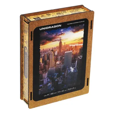 Unidragon dřevěné puzzle - Ranní New York velikost M