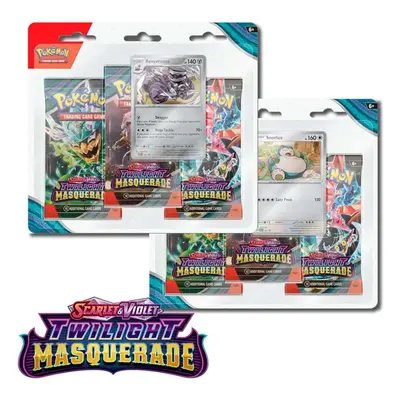 Pokémon TCG: Scarlet & Violet 06 Twilight Masquerade - 3 Blister Booster