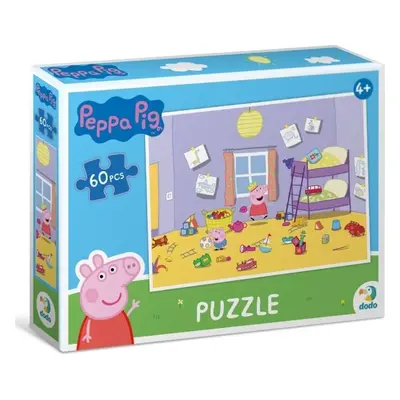 Puzzle Prasátko Peppa: Hrátky v pokojíčku 60 dílků