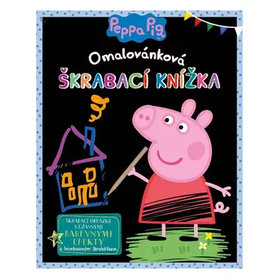 Peppa Pig - Omalovánková škrábací knížka