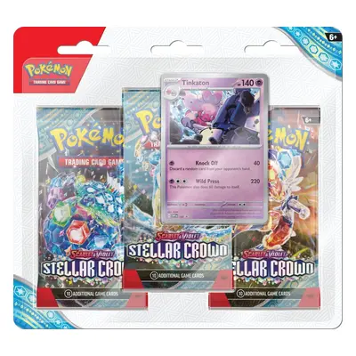 Pokémon TCG: Scarlet & Violet 07 Stellar Crown - 3 Blister Booster