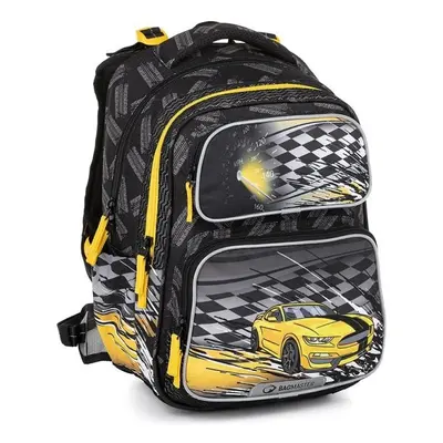 Bagmaster Školní batoh Dopi 23 C Grey/Yellow