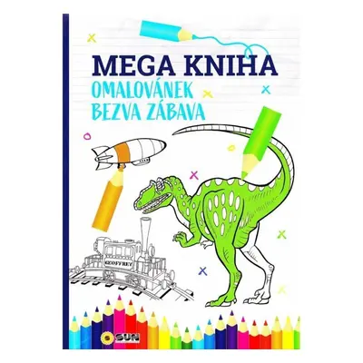 Mega kniha omalovánek - Blue bezva zábava