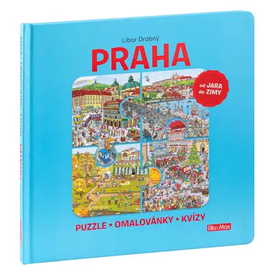 PRAHA - Puzzle, omalovánky, kvízy - Libor Drobný