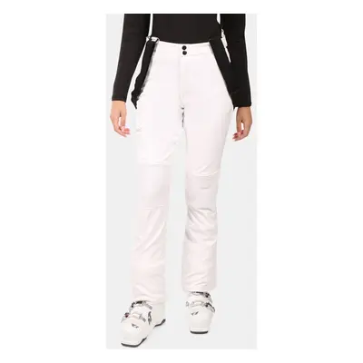 Dámské softshellové lyžařské kalhoty kilpi dione-w bílá 44