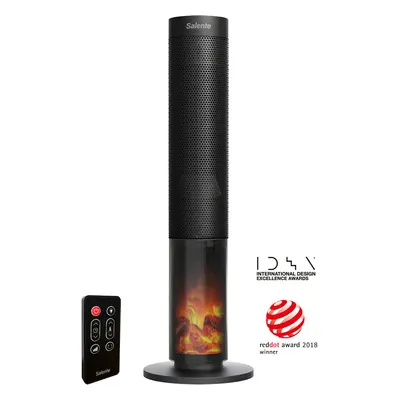 Salente HotTower, teplovzdušný sloupový ventilátor, černý