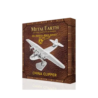 Metal Earth Luxusní ocelová stavebnice Pan Am China Clipper Box Ve Autodráhy, vláčky, stavebnice