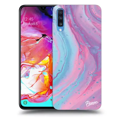 ULTIMATE CASE pro Samsung Galaxy A70 A705F - Pink liquid