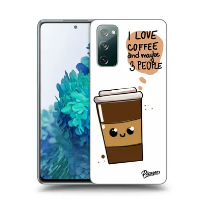 Silikonový průhledný obal pro Samsung Galaxy S20 FE - Cute coffee