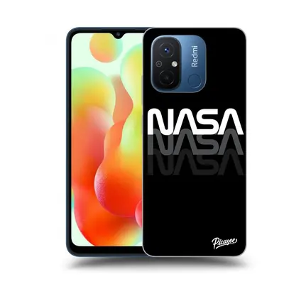 Silikonový průhledný obal pro Xiaomi Redmi 12C - NASA Triple