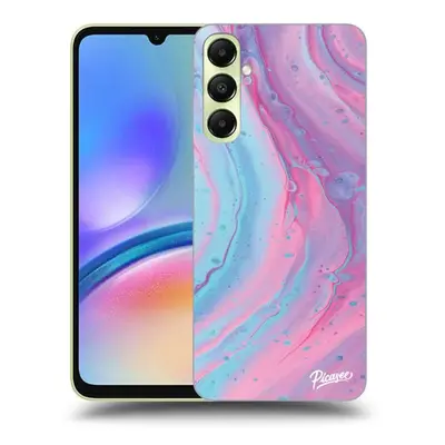 Silikonový průhledný obal pro Samsung Galaxy A05s A057G - Pink liquid