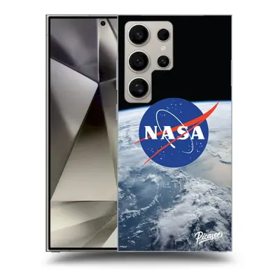 Silikonový černý obal pro Samsung Galaxy S24 Ultra S928B 5G - Nasa Earth