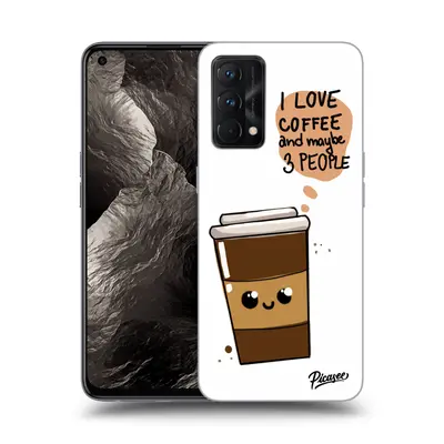 Silikonový černý obal pro Realme GT Master Edition 5G - Cute coffee