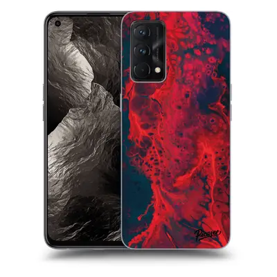 Silikonový černý obal pro Realme GT Master Edition 5G - Organic red