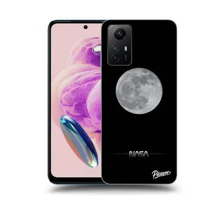 Silikonový černý obal pro Xiaomi Redmi Note 12S - Moon Minimal