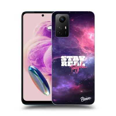 Silikonový průhledný obal pro Xiaomi Redmi Note 12S - Stay Real