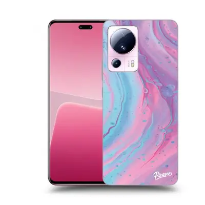 Silikonový černý obal pro Xiaomi Lite - Pink liquid