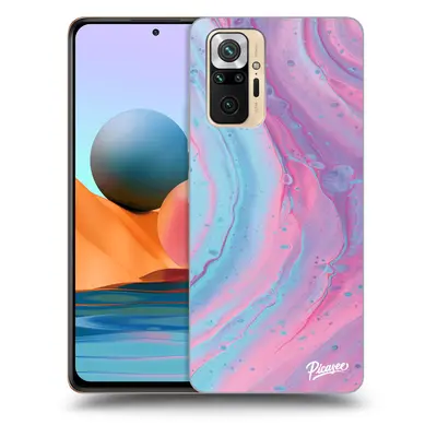 Silikonový černý obal pro Xiaomi Redmi Note Pro - Pink liquid