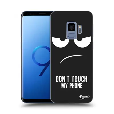 Silikonový černý obal pro Samsung Galaxy S9 G960F - Nešahej mi na telefon