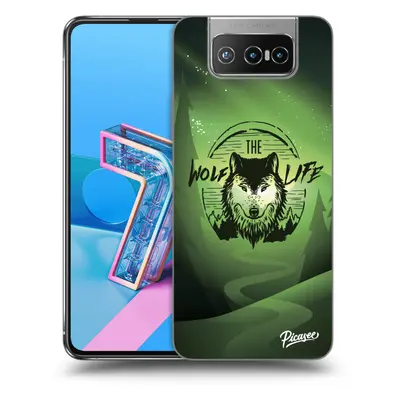 Silikonový průhledný obal pro Asus Zenfone ZS670KS - Život vlka