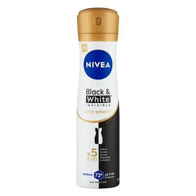 Nivea Black & White Invisible Silky Smooth Sprej antiperspirant 150ml