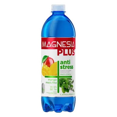 Magnesia Plus antistress mango meduňka 0,7l