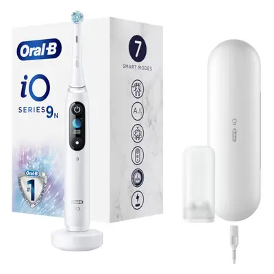 Oral-B iO Series White Alabaster Elektrický Zubní Kartáček Magnetickou Technologií iO