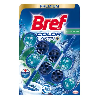 Bref Color Aktiv Eucalyptus tuhý WC blok x 50g