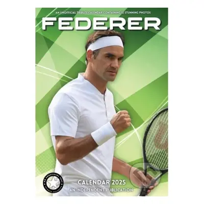 Nástenný kalendár 2025: Roger Federer