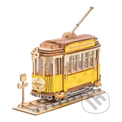 Historická tramvaj (3D dřevěné puzzle) - puzzle z kategorie 3D puzzle