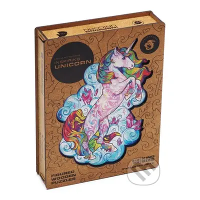 Jednorožec (Unidragon drevené puzzle) - puzzle z kategorie Zvířata