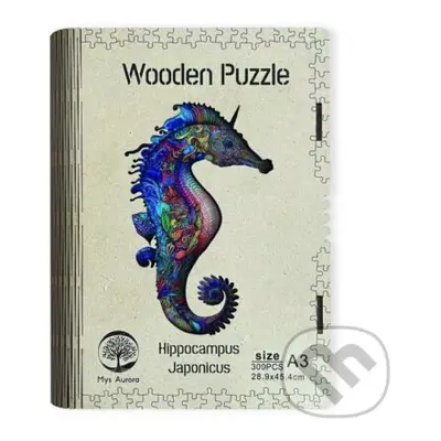 Dřěvěné puzzle/Mořský koník A3 svítící - puzzle z kategorie Zvířata