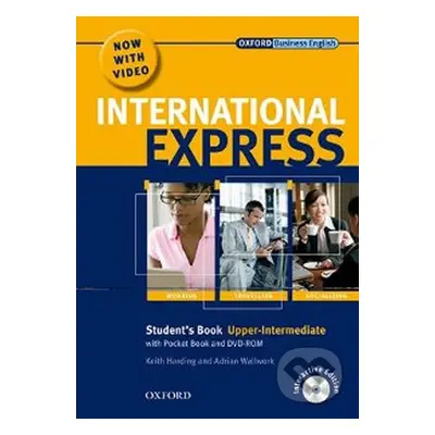 International Express - іnteractive Ed.: Upper Intermediate Student´s Book + Pocket Bk + MultiRom + DVD - kniha z kategorie Jazy