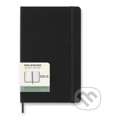 Moleskine – 18-mesačný plánovací zápisník (diár) 2025/2026 - čierny