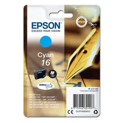 Epson C13T16224012 azurová (cyan) originální cartridge