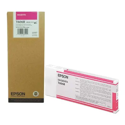 Epson T606B00 purpurová (magenta) originální cartridge