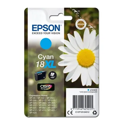 Epson 18XL C13T18124012 azurová (cyan) originální cartridge