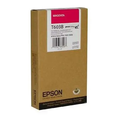 Epson T603B00 purpurová (magenta) originální cartridge