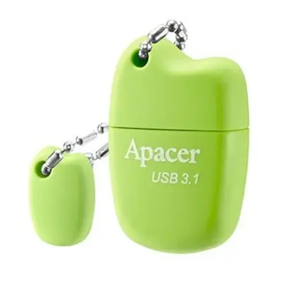 Apacer USB flash disk, USB 3.0, 32GB, AH159, zelený, AP32GAH159G-1, USB A, s krytkou