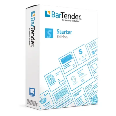 Seagull BTS-WS-3YR BarTender Starter, workstation license, unlimited printers