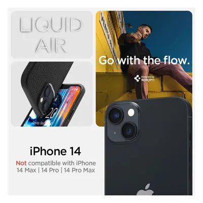 Pouzdro Spigen Liquid Air pro iPhone - matně černé