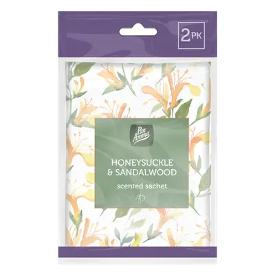 PanAroma vonný sáček Honeysuckle & Sandalwood do šatníku, botníku nebo vozidla 2ks