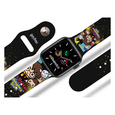 Apple watch řemínek Harry Potter - Harry Potter a Kámen mudrců charms Rozměr: 42/44/45/49mm