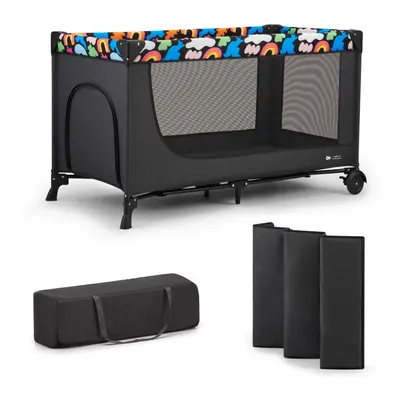 Kinderkraft Cestovní postýlka JOY 2 HAPPY SHAPES