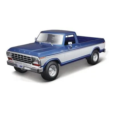 Maisto - 1979 Ford F150 Pick-up, metal modrá, bílá, 1:18