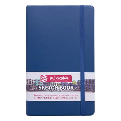 Talens Art Creation Sketch Book - skicák v tvrdé vazbě 13x21 cm 80 listů 140 g - Námořnická modr