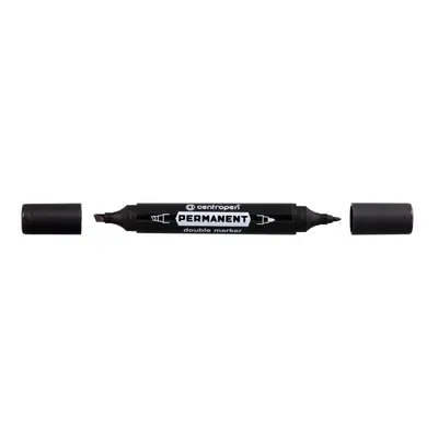 Permanentní fix Double Marker Centropen 1666 - černý